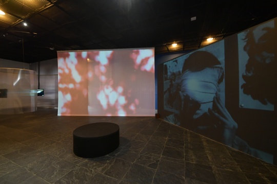 莉娜·塞兰德 《落日染红一切，然后消失》影像作品与声音装置 影像作品I:9分钟，循环播放，色彩，有声 影像作品II:90分钟，循环播放，色彩，无声 作品由艺术家提供 2008 
