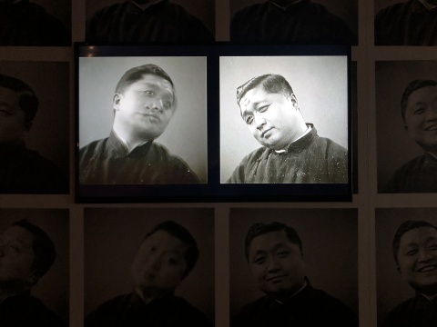 2012年，吴洪亮曾在北京画院策划过张光宇的展览，当时他在文献里发现了这48个表情，此次在嘉德艺术中心以动画的方式呈现
