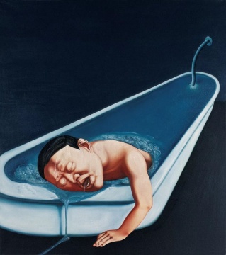 《慰藉之浴》 170×150cm 布面油画 2000
