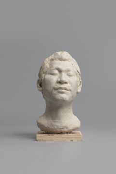 欧阳嘉男 《男头像》 玻璃钢 2019年 指导教师：黑晓东
