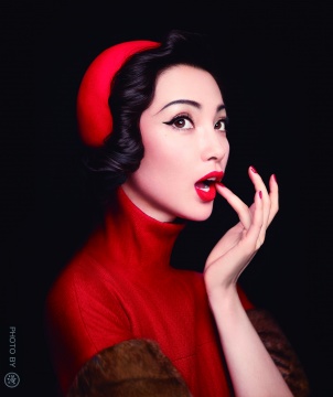 小红帽，李冰冰，时尚芭莎，2010 ©陈漫
