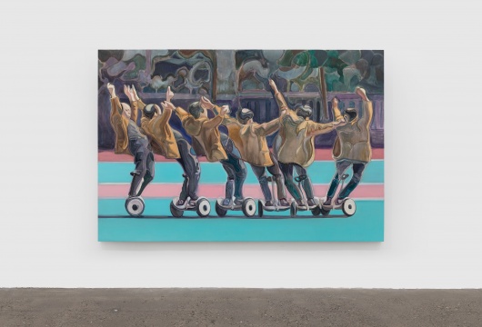 郭鸿蔚 《笑这个世界 No.2》 200×300cm 布面油画 2020
郭鸿蔚 《笑这个世界 No.2》 200×300cm 布面油画 2020