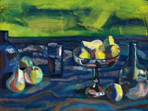 《静物》 59×78.5cm  布面油画 1997
