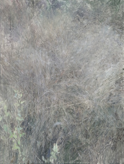 何多苓《原上草No.1》200×150cm 布面油画 2019，图片由艺术家工作室提供
