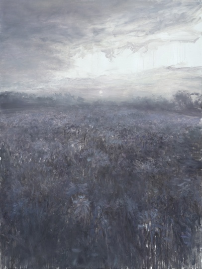 何多苓《近黄昏No.1》200×150cm 布面油画 2020，图片由艺术家工作室提供
