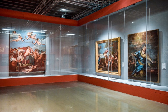 彼得罗·达·科尔托纳 《伽拉忒亚（仿拉斐尔）》布面油画 约1624年

彼得罗·达·科尔托纳《酒神巴克斯和阿里阿德涅（仿提香）》 布面油画 约1623-1625

彼得罗·达·科尔托纳 《圣马丁娜的殉难》 布面油画 约1660
