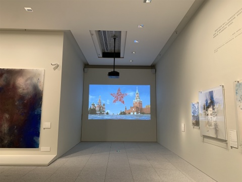 “蔡国强：远行与归来”浦东美术馆展览现场，2021
