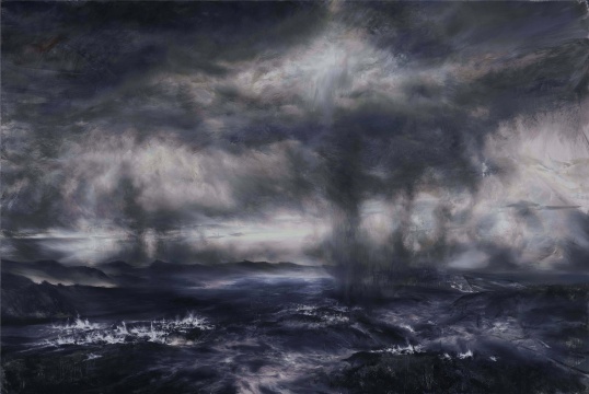 刘海辰《蒸发的海湾》200×300cm 布面油画 2020
