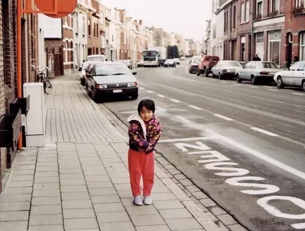 4岁的蔡文悠在荷兰，1993，蔡国强摄
