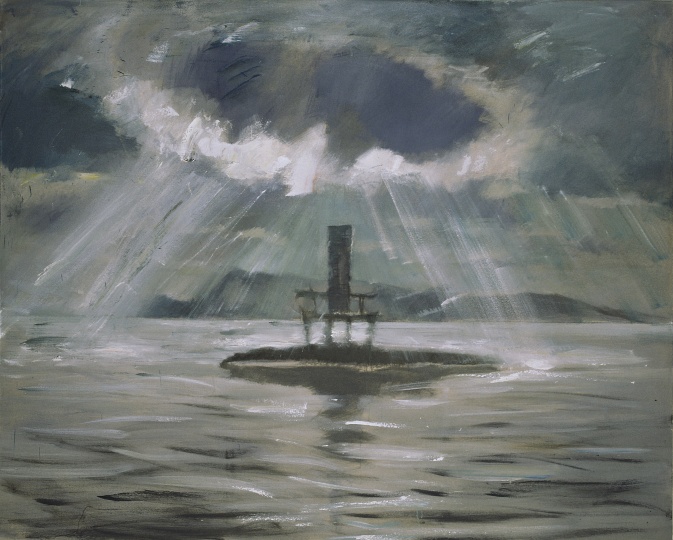 《光荣·孤岛》 180×145cm 布面油画 2005

 
