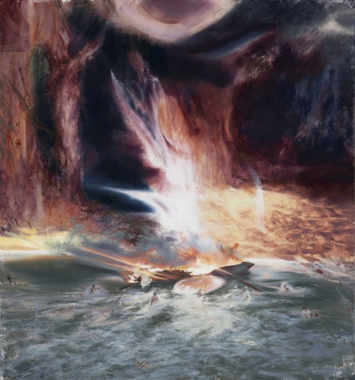 《重生之河 No. 1》 220×205cm 布面油画 2020

 
