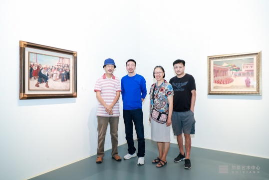 左起：孙景年、王兴伟、许红、秦琦

