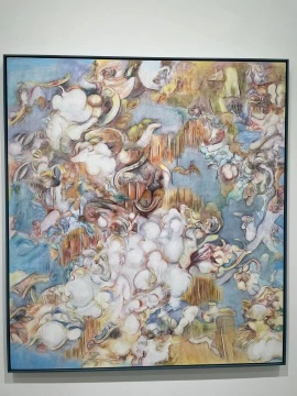 60后艺术家，画出了赛博朋克风的抽象