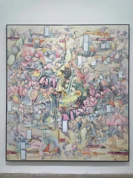 60后艺术家，画出了赛博朋克风的抽象