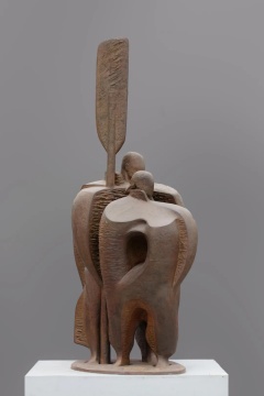 陈克，《老桨》，铸铜，35×40×79cm，2005年

