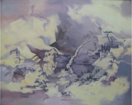 游园惊梦 , 120㎝×100㎝, 布面油画, 2011

 
