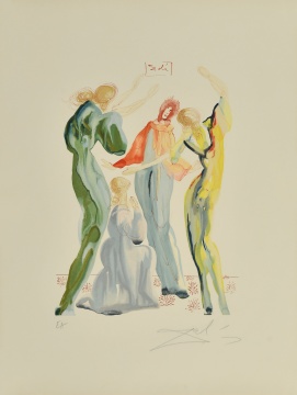 神曲 - 希望、信仰与爱的舞蹈

萨尔瓦多·达利，1964
