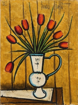 贝尔纳·布菲
《郁金香花束》，1982年作
油彩 画布，81 x 60厘米
估价：700,000 - 900,000 港元

