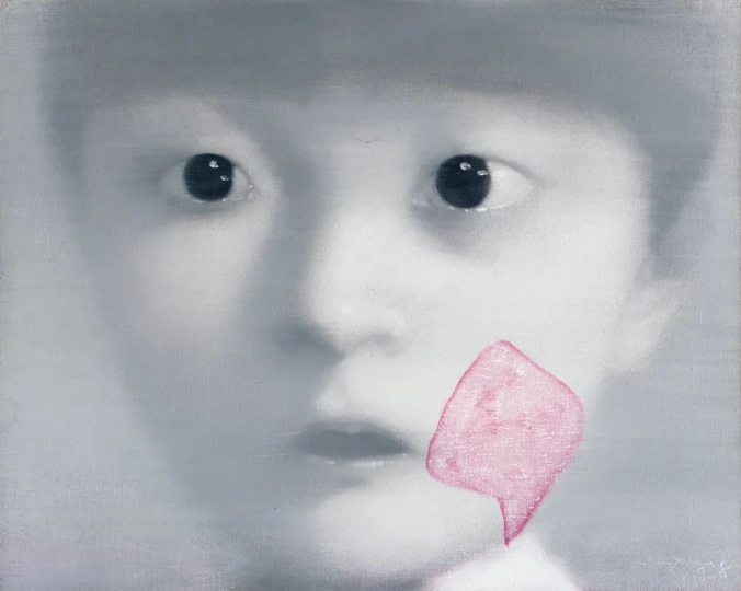 《我的女儿1号》 40×50cm 布面油画 2000
