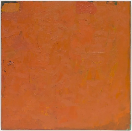 
《无题（橙色绘画）》 71.4×71.4cm 布面油画 1955/1959
纽约现代艺术博物馆（MoMA)收藏
