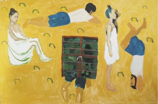 郑皓中，《金色》，布面油画，200x300 cm，2016-2020
*图片版权归属BANK画廊及艺术家

