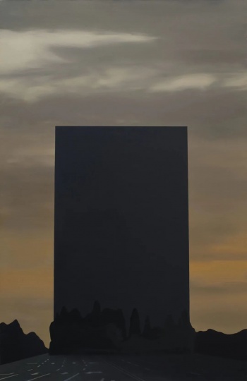 《日暮2》200×130cm 布面油画 2017
