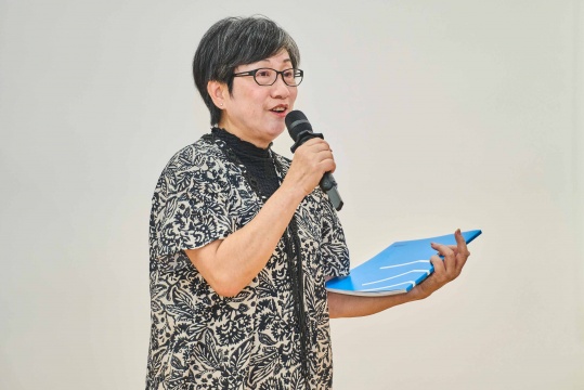 香港中文大学(深圳)大学艺术中心主任黄顺真致辞
香港中文大学(深圳)大学艺术中心主任黄顺真致辞