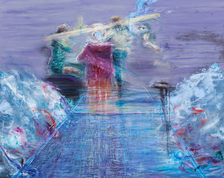 《碎镜NO.6》 布面丙烯
100x80cm 2011年
《碎镜NO.6》 布面丙烯
100x80cm 2011年