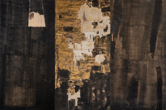 王绮彪 编号03335 五合板、油墨 244cm×122cm×3 2024年
王绮彪 编号03335 五合板、油墨 244cm×122cm×3 2024年