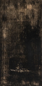 王绮彪 编号03360 五合板、油墨61cm×244cm 2024年
王绮彪 编号03360 五合板、油墨61cm×244cm 2024年