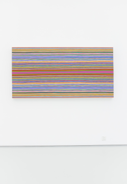 王光乐《寿漆 151016》114×228 cm  布面丙烯 2015

