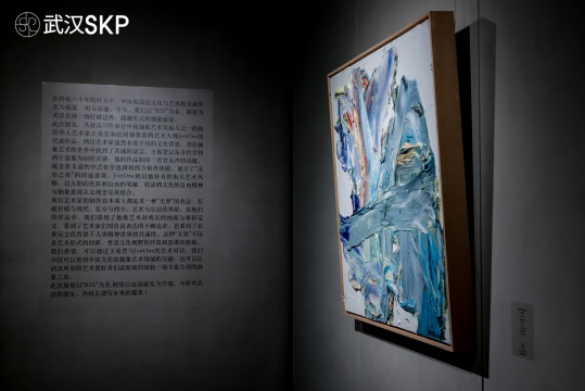 中法抽象艺术大师对话展于武汉SKP开幕