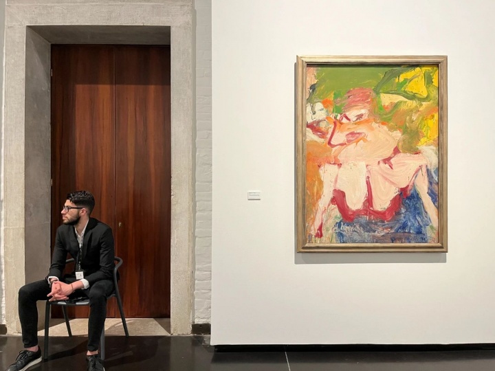 威尼斯学院美术馆的威廉·德·库宁展览

把艺术家一生的各个线索阐释得清晰透彻，挑不出毛病

摄影：罗颖
