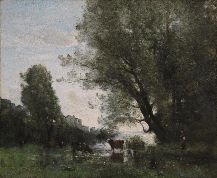 Camille Corot 卡米耶·柯罗(1796-1875),《诺曼底的池塘》,布面油画,67x56.5cm
Camille Corot 卡米耶·柯罗(1796-1875),《诺曼底的池塘》,布面油画,67x56.5cm