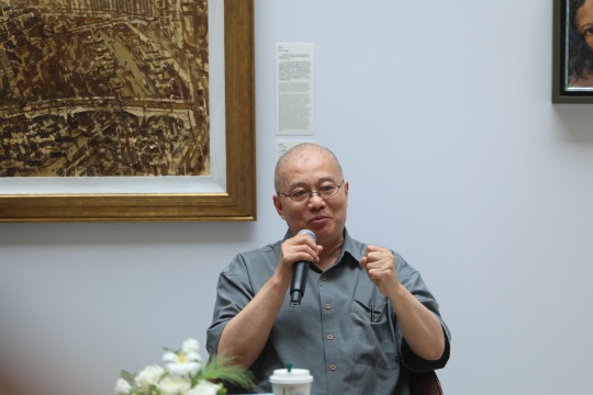 中国文联副主席、中国油画学会会长 许江
