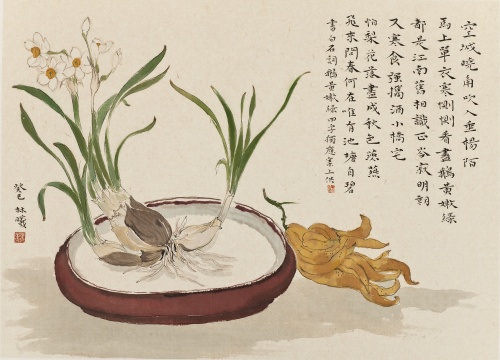 《冬日里》 26x36cm 纸本水墨 2013
