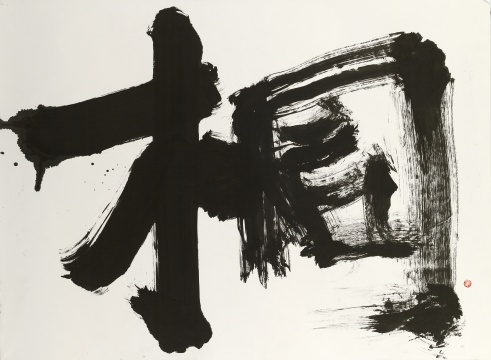 《暄桐》95×130cm×2张  纸本水墨 2024
