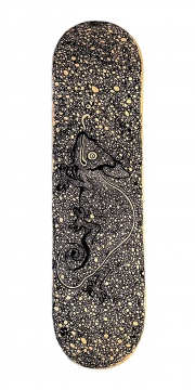 康鹤鸣 消失 80X20cm 滑板综合材料 2022
