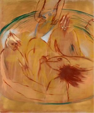 女人 疯子与咸鱼
布面丙烯 综合材料
180x150cm
2025
女人 疯子与咸鱼
布面丙烯 综合材料
180x150cm
2025