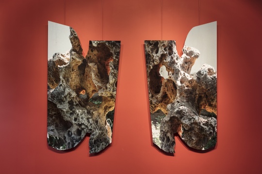 镜#14,颜料喷墨打印、裱贴于铝塑板,141 x 77 cm x 2,2025
镜#14,颜料喷墨打印、裱贴于铝塑板,141 x 77 cm x 2,2025