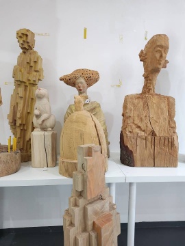 现场展示作品
