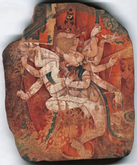 《非相系列-2 双尊》 103×76cm
丙烯、矿物颜料、手工藏纸、藏香原料、
高密度泡沫基底 2020
《非相系列-2 双尊》 103×76cm
丙烯、矿物颜料、手工藏纸、藏香原料、
高密度泡沫基底 2020