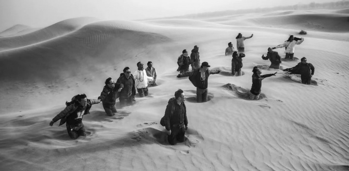 根敦群佩当代艺术群体。图片由艺术家嘎德提供,©嘎德
根敦群佩当代艺术群体。图片由艺术家嘎德提供,©嘎德
