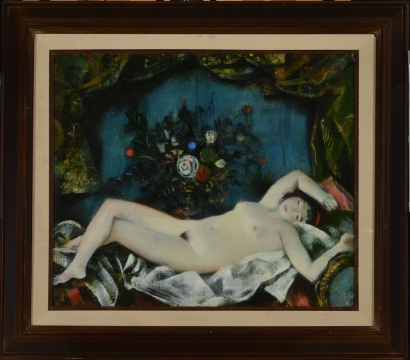女人体,安德烈·安德烈耶维奇·梅尔尼科夫,约 1980年,53×63cm,布面油彩,中央美术学院美术馆藏
女人体,安德烈·安德烈耶维奇·梅尔尼科夫,约 1980年,53×63cm,布面油彩,中央美术学院美术馆藏