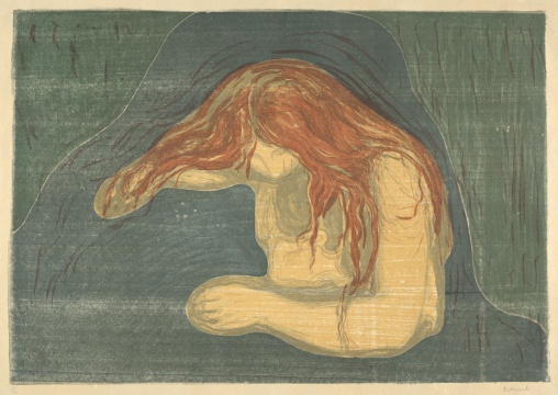 
Artist: Edvard Munch
Title: Vampire II
National Galleries of Scotland collection. Photo, National Galleries of Scotland


