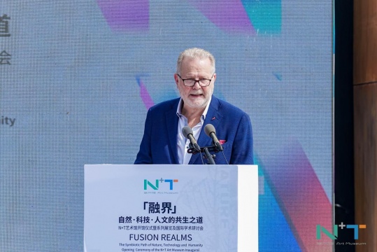 意大利佛罗伦萨美术学院原院长Claudio Rocca致辞，图片来源：主办方
