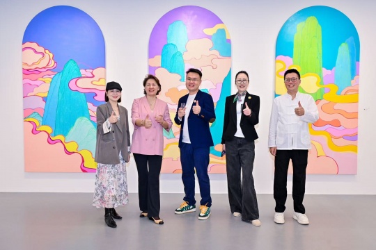 点翠 - 冷春毅个展 开幕现场亘画廊 2025