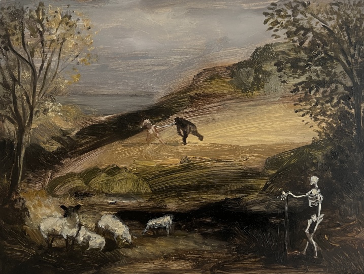 LISA IVORY Bucolic, 2025 Oil on Panel 7 1/10 × 5 1/10 in 18 × 13 cm
 
 LISA IVORY Bucolic, 2025 Oil on Panel 7 1/10 × 5 1/10 in 18 × 13 cm