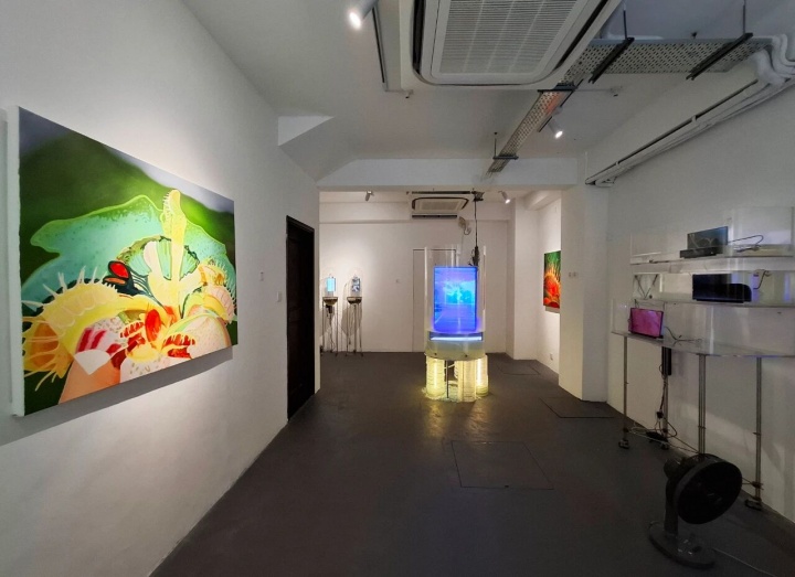 “湿件半岛”展览现场
摄影:李绮霞
 “湿件半岛”展览现场
摄影:李绮霞