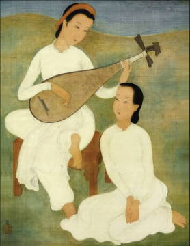 梅忠恕《奏乐》

108×80cm 水墨水粉绢本 1938年

成交价：10,135,000港元

 
